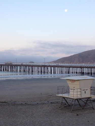 predawn beach walk