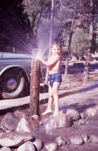 Kurt in Yosemite campsite