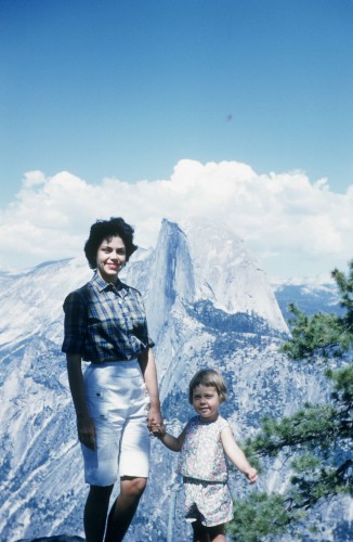 Mom & me at half dome